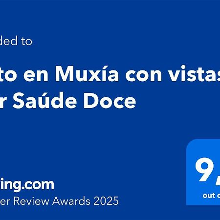 Apto En Muxia Con Vistas Al Mar Saude Doce Exterior foto