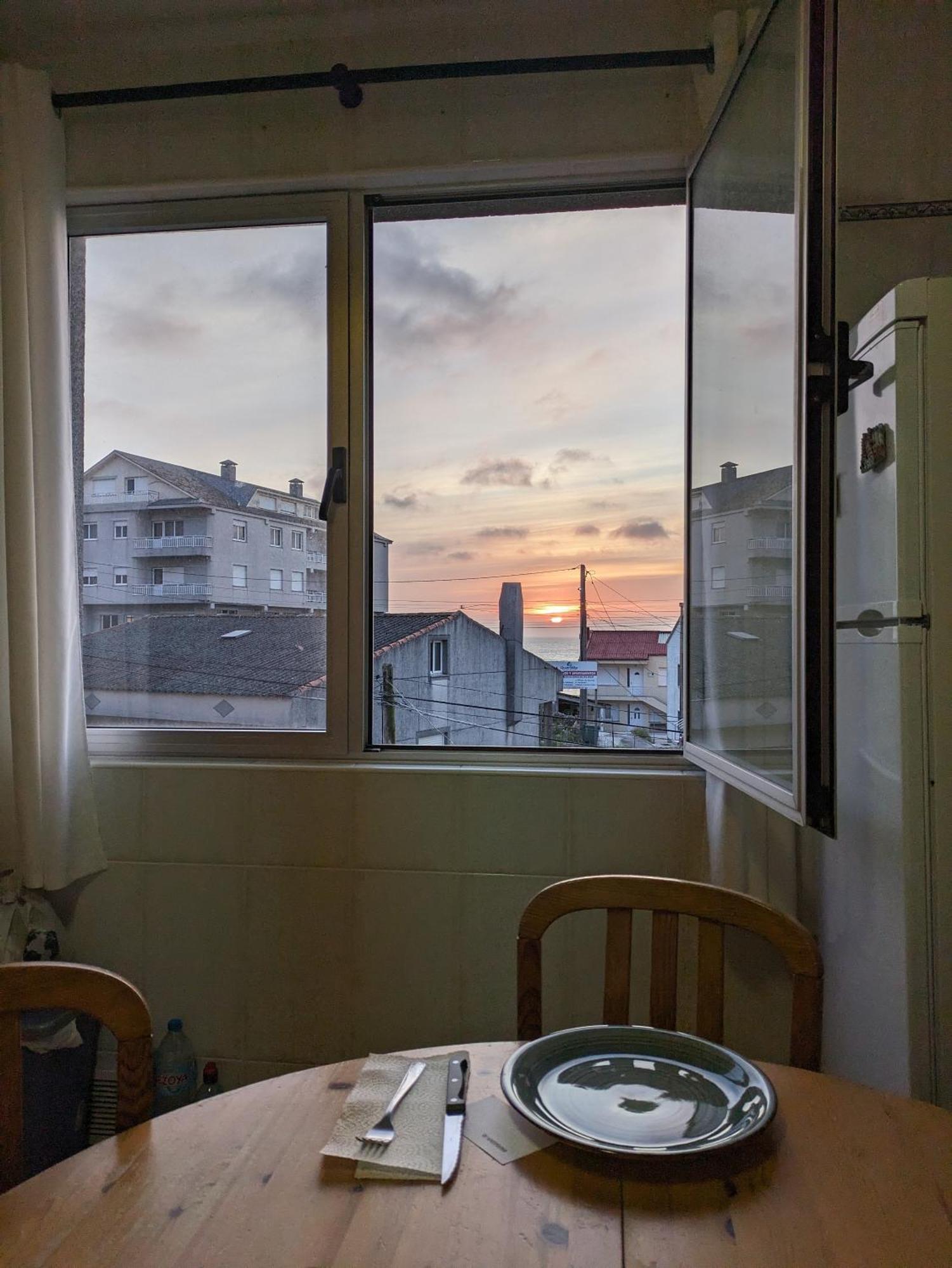 Apto En Muxia Con Vistas Al Mar Saude Doce Exterior foto